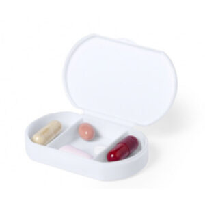 Porta pastiglie in plastica con scomparti e taglia pillole - GZ885100